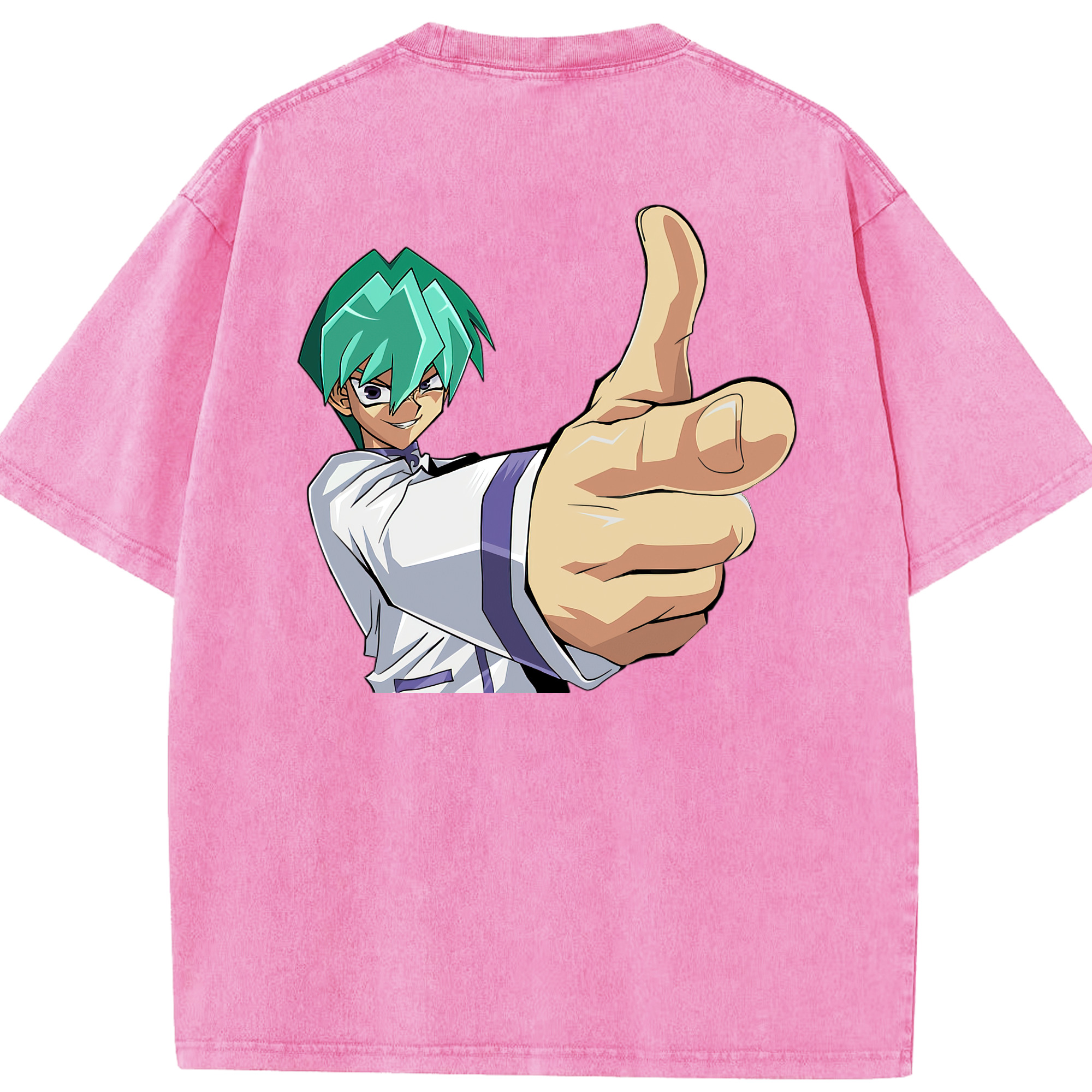 （画像用） 遊☆戯☆王 Yu-Gi-Oh! 綿100% ヴィンテージ風 半袖Tシャツ（背面プリント）